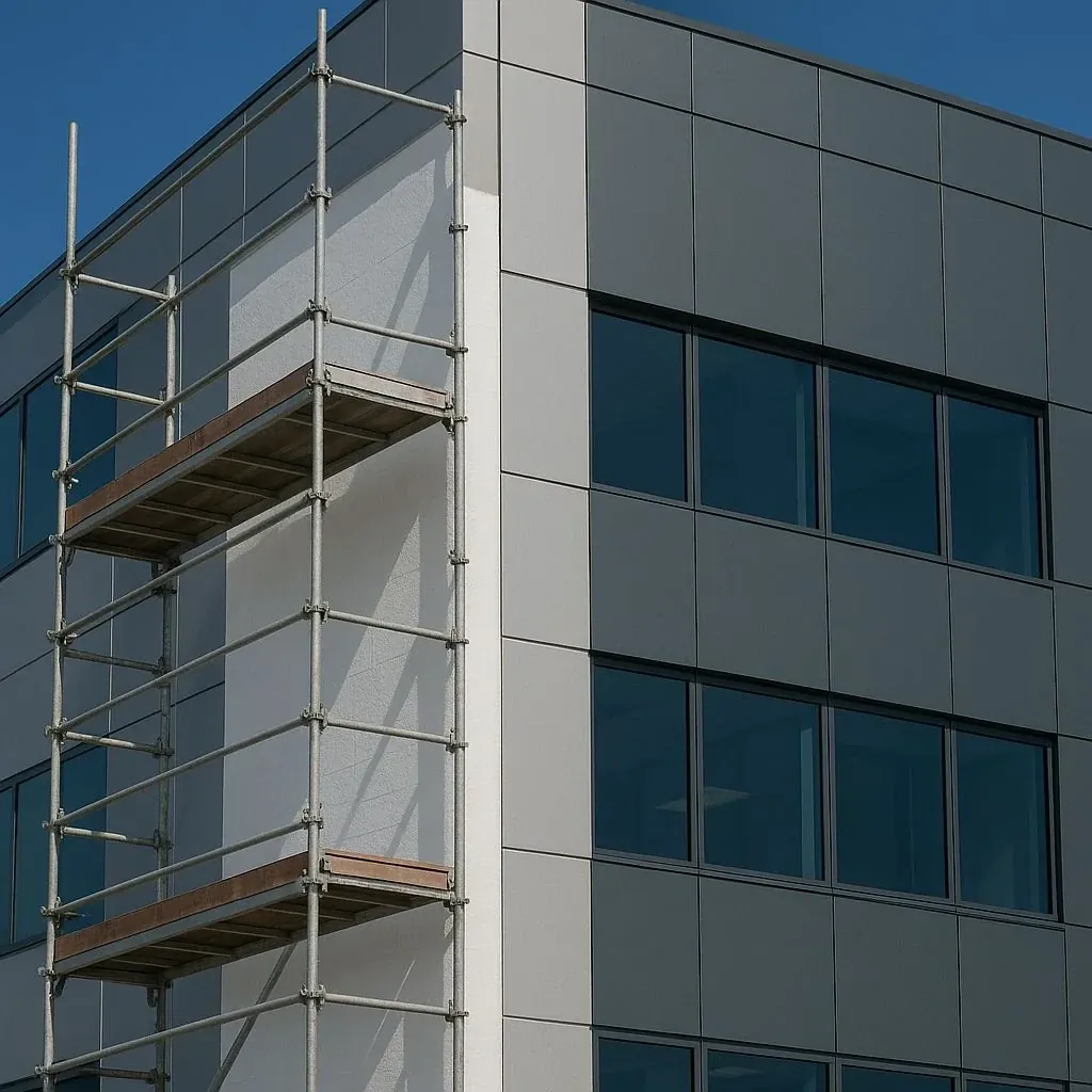 Commercial painting team working in Tauranga